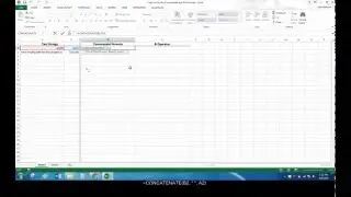 How to Join Text Strings in Excel using CONCATENATE
