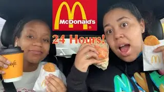 We ONLY Ate MCDONALDS for 24 HOURS! (We got real sick) 🤒  #24hourchallenge #mcdonaldschallenge