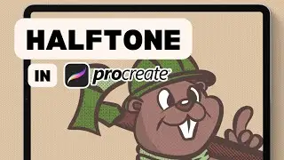How to Make Halftone Brushes for Procreate | How to make Halftone Images in Procreate