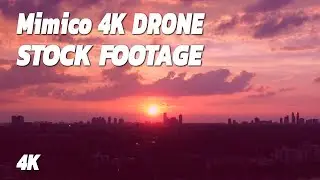 Mimico 4K Drone Stock Footage