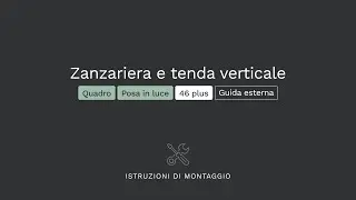 Come si installa una zanzariera verticale a molla con cassonetto
