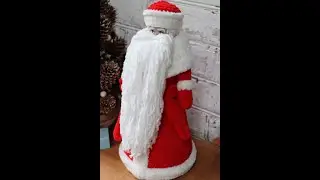 Crochet Santa Claus, toy pattern, crochet toys
