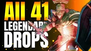 All Legendary Drops From Brimstone Sands Dungeon New World