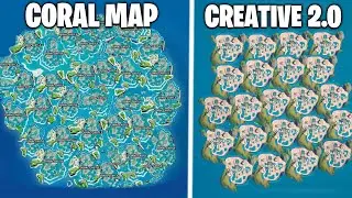 I Recreated the Coral Castle meme map in Creative 2.0...