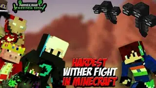 THE Hardest Wither Fight  in Creeper smp |Minecraft