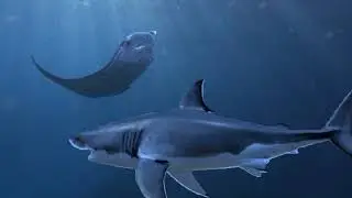 Shark meet another shark aaand.... Look what happened after!