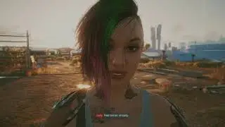 Cyberpunk 2077 - Leaving Night City with the Nomads and Judy 💙