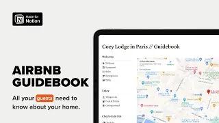 Notion Airbnb Guidebook Template