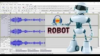 شرح طريقة تحويل صوتك إلي روبوت (الرجل الآلي) عن طرق برنامج  أوداسيتي - Audacity