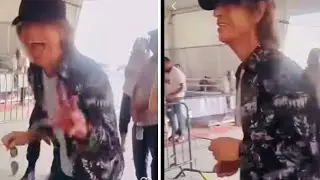 Mick Jagger Dances in Public 2024