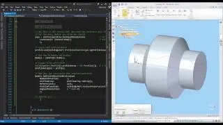 Solid Edge Macro Tutorial with C# - 14 - Create a simple revolved extrusion