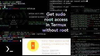 How to get sudo root access in Termux without root.Use sudo commands in Termux without root.