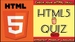 HTML5 MCQs for Interview and Exam || HTML5 Important MCQ || HTML5 || HTML5 MCQ || Part-1