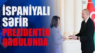 Prezident İspaniyanın Azərbaycanda yeni təyin olunmuş səfirinin etimadnaməsini qəbul edib