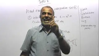 VIDEO - 139: TOPIC 8: INTEGRATION: REVISION EXAMPLES ON INTEGRATION SET (6)