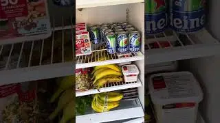 BEER in the community fridge? Even though it was non-alcoholic I was torn on leaving it.
