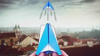 Paper Plane Launcher | Long Fly Paper Plane | ORIGAMI Paper Plane That FLY FAR
