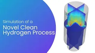 Simulation of a Novel Clean Hydrogen Process Using Virtual Reactor's Vapor-Liquid-Solid Capabilities