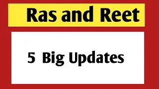 Ras and Reet 2021 | Rad Exam update | Ras Mains postpone | postpone ras mains 2021