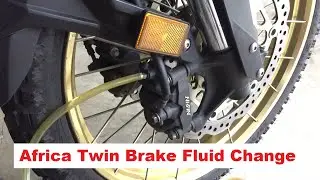 Africa Twin - Brake Fluid Replacement