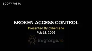 Copy Pasta Walkthrough | Broken Access Control | February 18 | BugForge | @nca_nepal