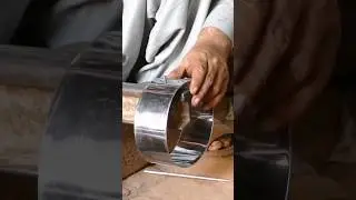 Handmade stainless steel Milk can production process #shortvideo