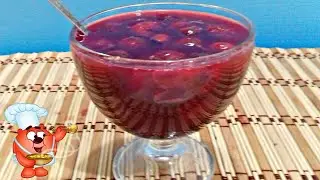 Как сварить вишневый кисель из крахмала