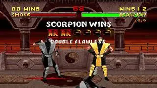 Mortal Kombat 2 (PS1) - Finishers on Smoke