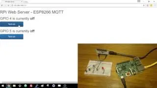 Raspberry Pi Publishing MQTT Messages to ESP8266