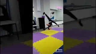 Акробатика - маховое колесо
