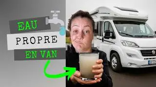 Cloudy water, hard water, afraid to drink? Here's the solution in a campervan
