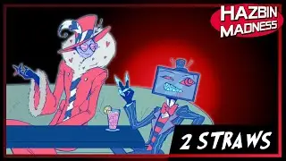 2 STRAWS! Vox X Val - Hazbin Hotel [COMIC DUB]