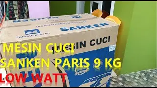 UNBOXING MESIN CUCI ALA ALA JADUL SANKEN PARIS SERIES