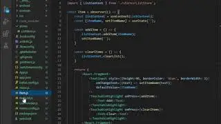 React Native Mobx  Demo - Add item to list.