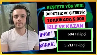 1 DAKİKADA 5.000 İNSTAGRAM TAKİPÇİ HİLESİ - ŞİFRESİZ ÜCRETSİZ İNSTAGRAM TAKİPÇİ HİLESİ 2025