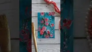 рисуем картину пакетом 🌺😉👌