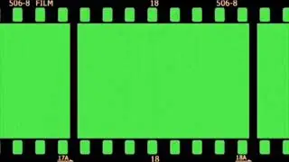 Aesthetic Green Screen Film Roll