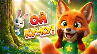 🦊 Играем в Прятки! Ой Ку-Ку | Песенки для малышей | Лисёнок Рыжик