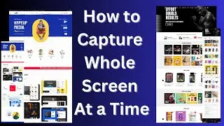 How to Take a Scrolling Screenshot in Windows 10 | Full page Screenshots