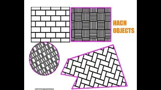 how to hach object in AUTOCAD