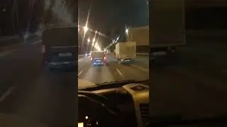 опасные самосвалы на  МКАДЕ