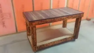 Made a GORGEOUS workbench from scraps. The result is impressive!!!