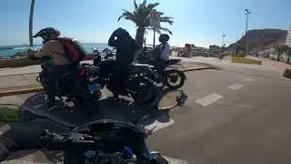 La pista hacia playa laucho en arica chile