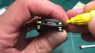 Hotwheels ´91 GMC SYCLONE / custom wheels swap