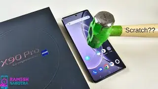 Vivo X90 Pro Screen Scratch Test