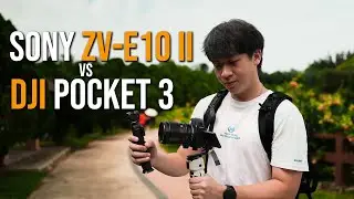 Sony ZV-E10 ii vs Pocket 3 - Video Test (Slog 3 vs Dlog-M)
