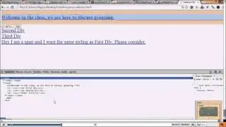 CSS Selector Grouping part 1/2