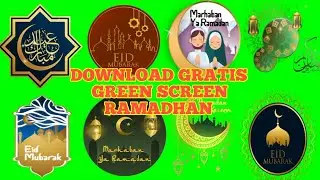 DOWNLOAD GRATIS GREEN SCEEN MENYAMBUT BULAN RAMADHAN