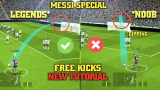99.99% People Don't Know  Leo Messi New Free-Kicks Tutorial in eFootball 2024 Mobile |
