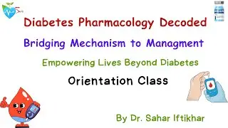 Orientation class Diabetes course Dr sahar Medsparkles